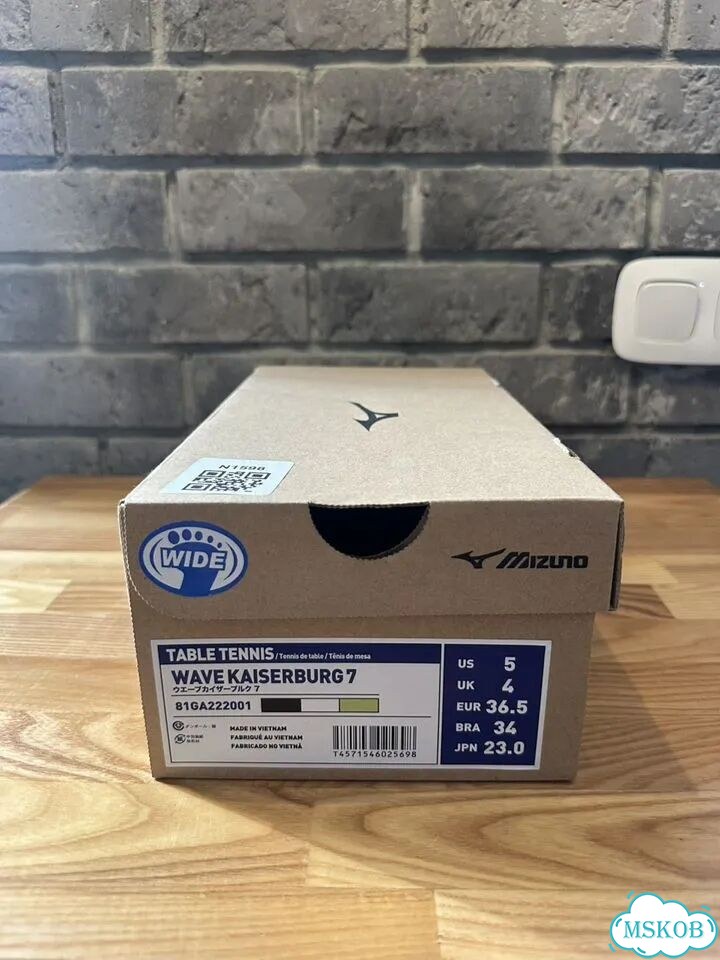 Кроссовки Mizuno Wave 36,5 для настольного тенниса фото 9