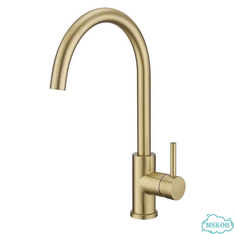 Смеситель для кухни emar PVD золото матовое ECB - 3004 PVD Matt Gold фото 1