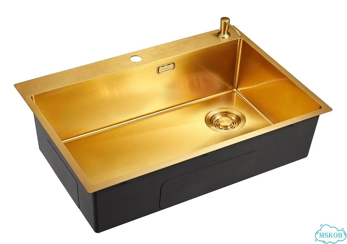 Мойка для кухни emar PVD золото EMB-660(TOP) PVD Golden фото 1