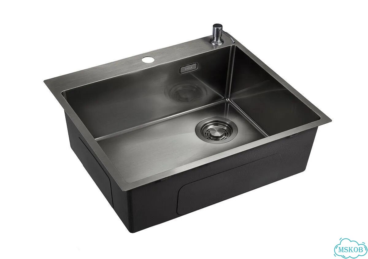 Мойка для кухни emar PVD черный EMB-560(TOP) PVD Dark фото 1