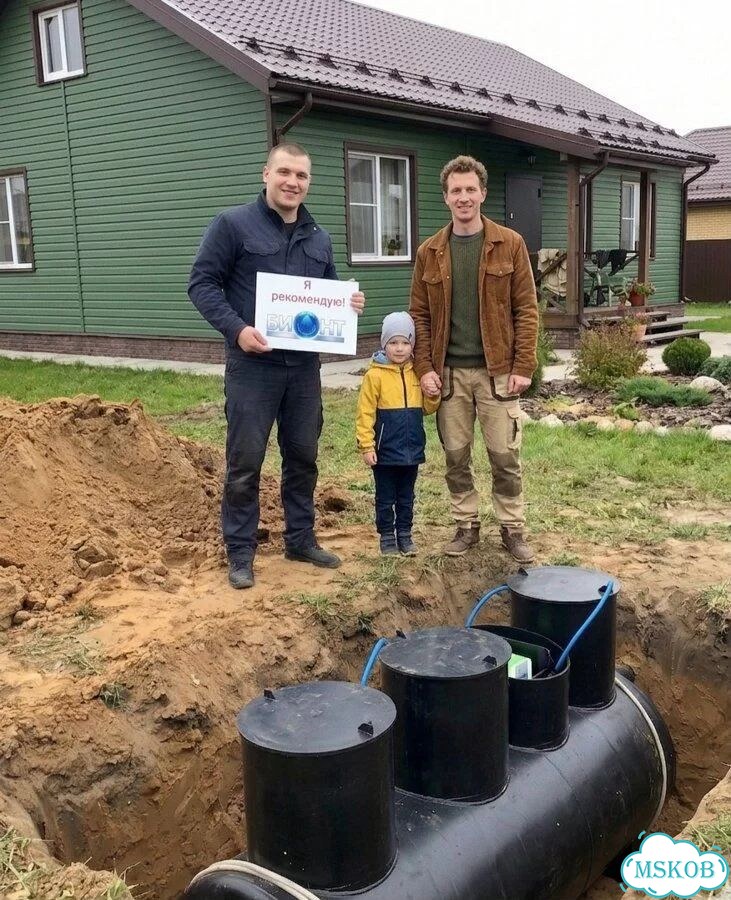 Септик под ключ в любое время года фото 1