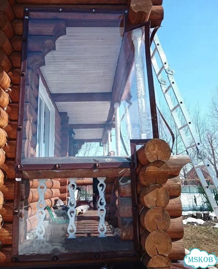 Пвх / мягкие окна / защита открытых площадок фото 10