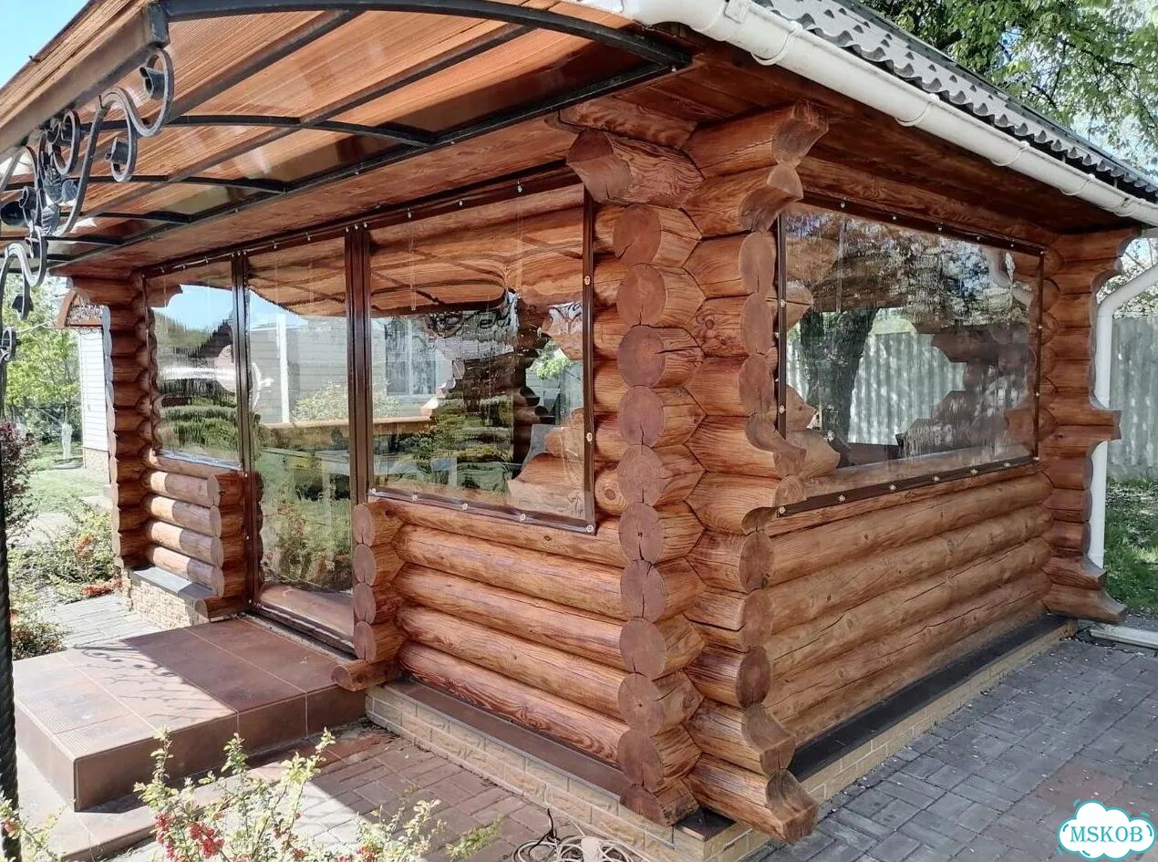 Мягкие окна пвх для беседок, веранд и навесов фото 10