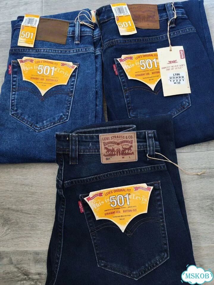 Джинсы Levi's 501 Легкие Хлопок & Стретч фото 3
