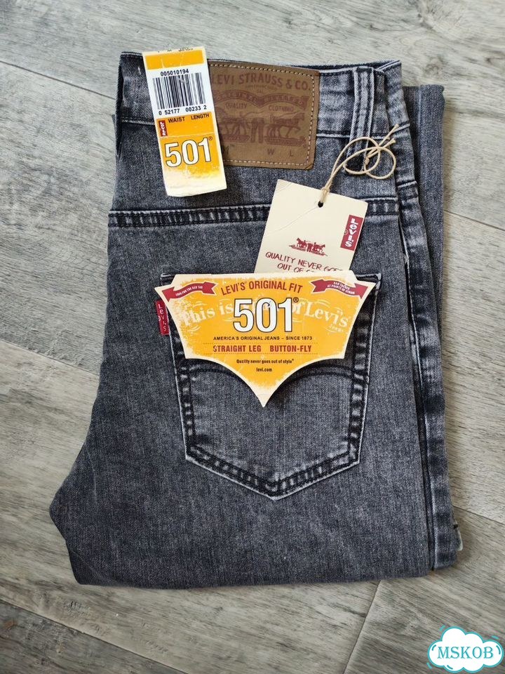 Джинсы Levi's 501 Легкие Хлопок & Стретч фото 4