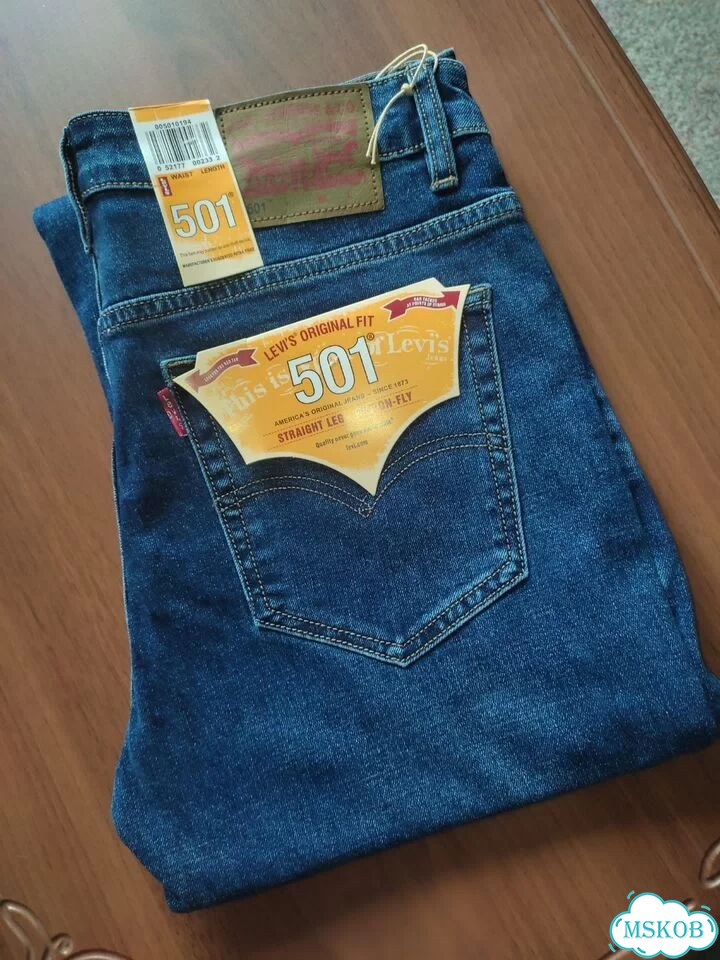 Джинсы Levi's 501 Легкие Хлопок & Стретч фото 6