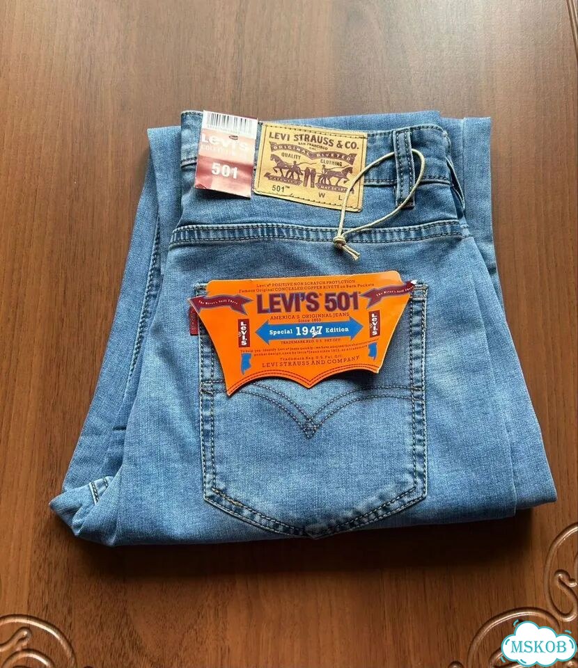 Джинсы Levi's 501 Легкие Хлопок & Стретч фото 9