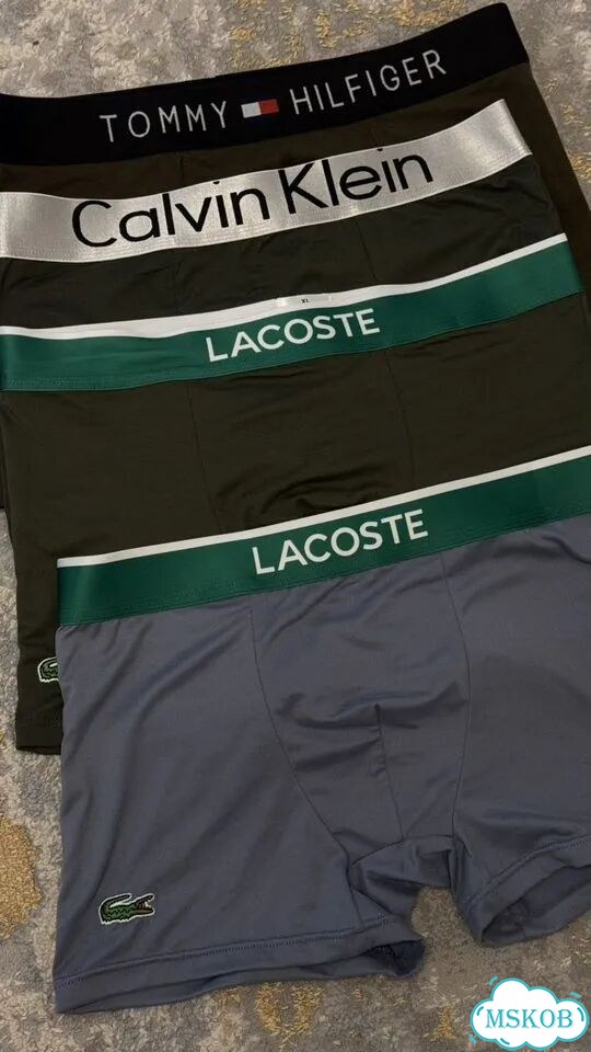 Трусы мужские боксеры lacoste calvin klein фото 1