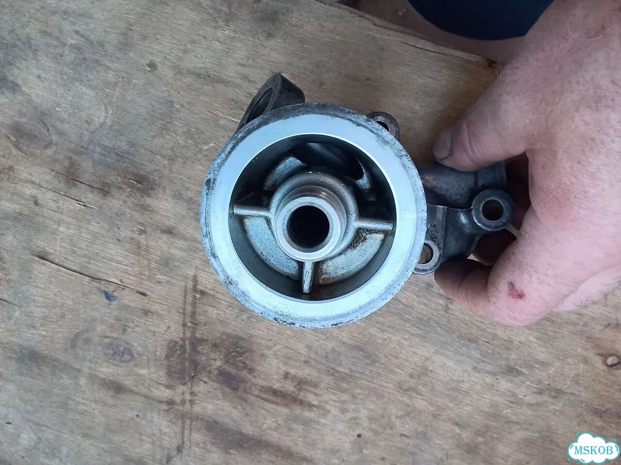 Кронштейн масляного фильтра SR20 Nissan Serena C24 фото 9