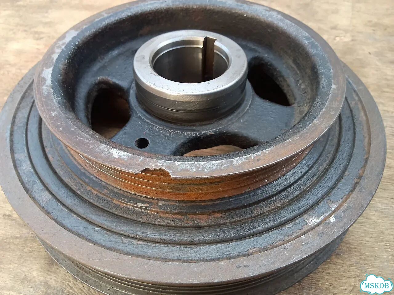Шкив коленвала SR20 Nissan Serena C24 фото 4
