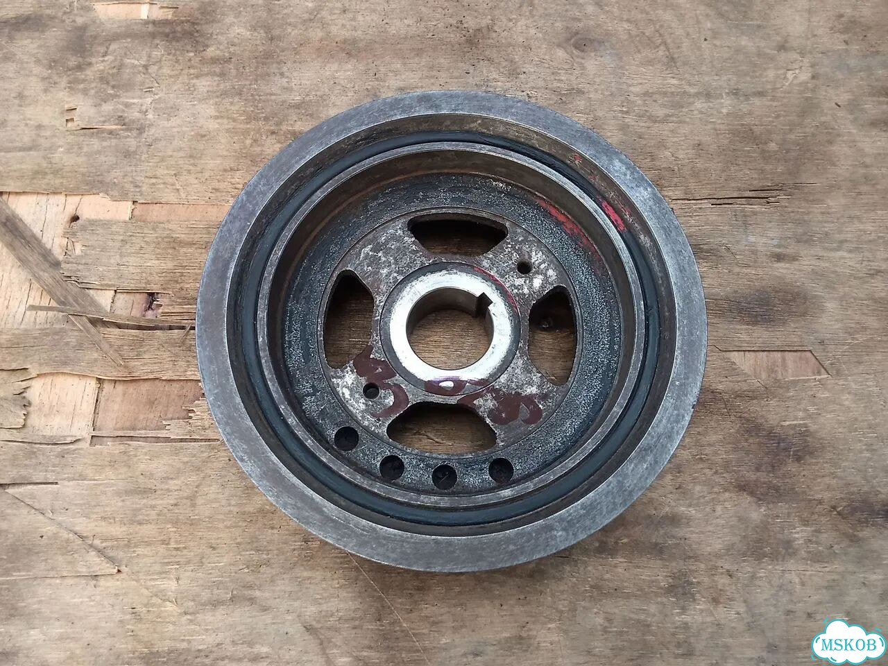 Шкив коленвала SR20 Nissan Serena C24 фото 5