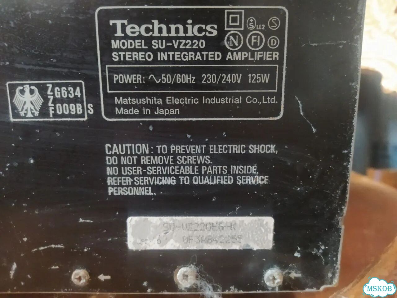 Усилитель technics su vz 220 фото 2