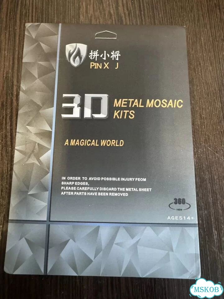 3D металлический конструктор пазл Скорпион фото 1