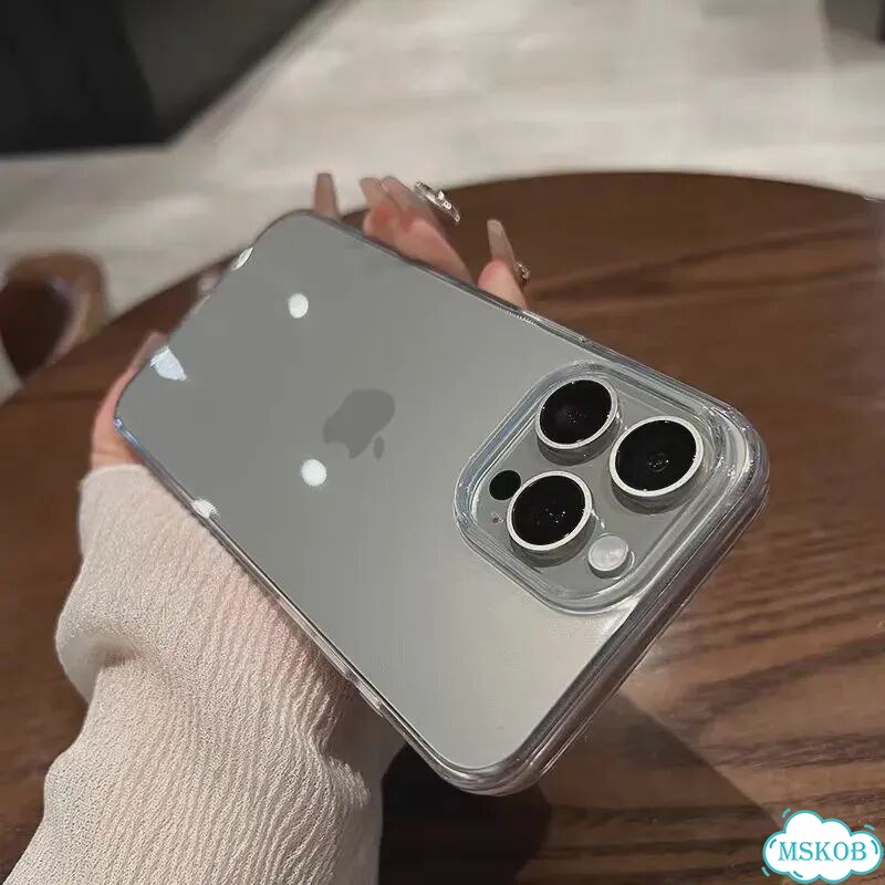 Прозрачный черный чехол для iPhone 17 Air 16E 16 15 14 Plus 13 12 11 iPhone17 Эйр, Черный, черный фото 5
