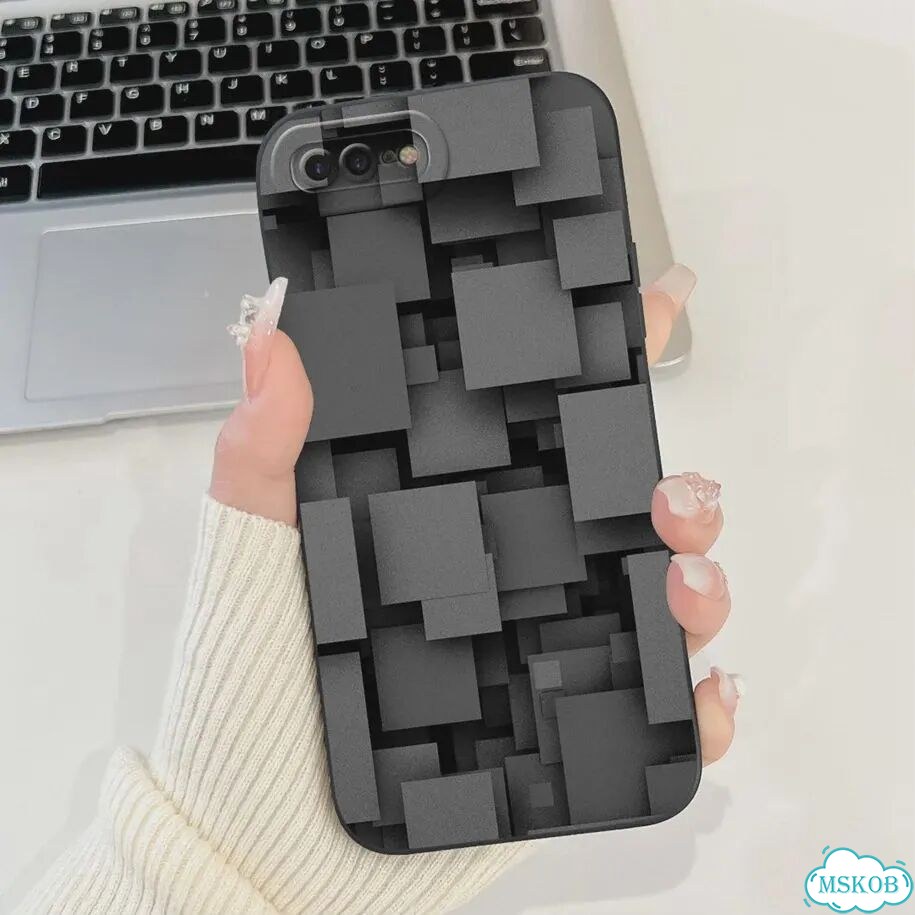 Чехол для Apple iPhone 7 8 Plus, чехол с милой пандой, квадратные чехлы из жидкого силикона, мягкие фото 3