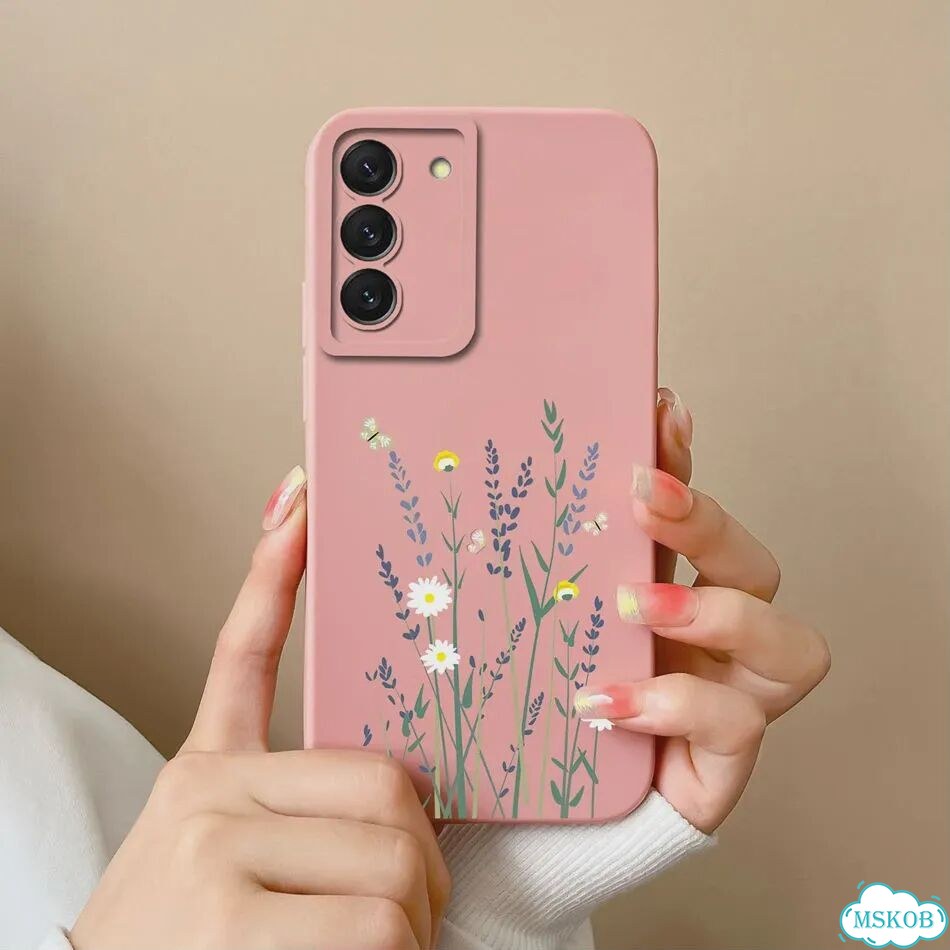 Чехлы конфетных цветов для Samsung S22 Ultra Plus, милый бампер из жидкого силикона с полным покрыти фото 5