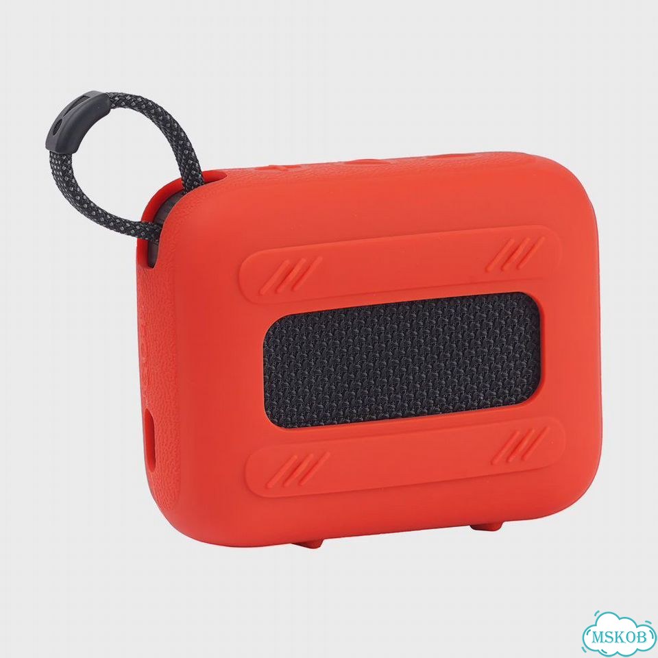 Чехол для динамика JBL GO4 силиконовый Зеленый, D фото 6