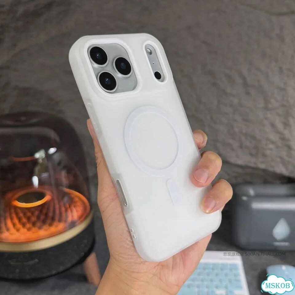 Роскошный матовый чехол для телефона 2-в-1 с беспроводной зарядкой и iPhone 12 Про, Белый, белый фото 1