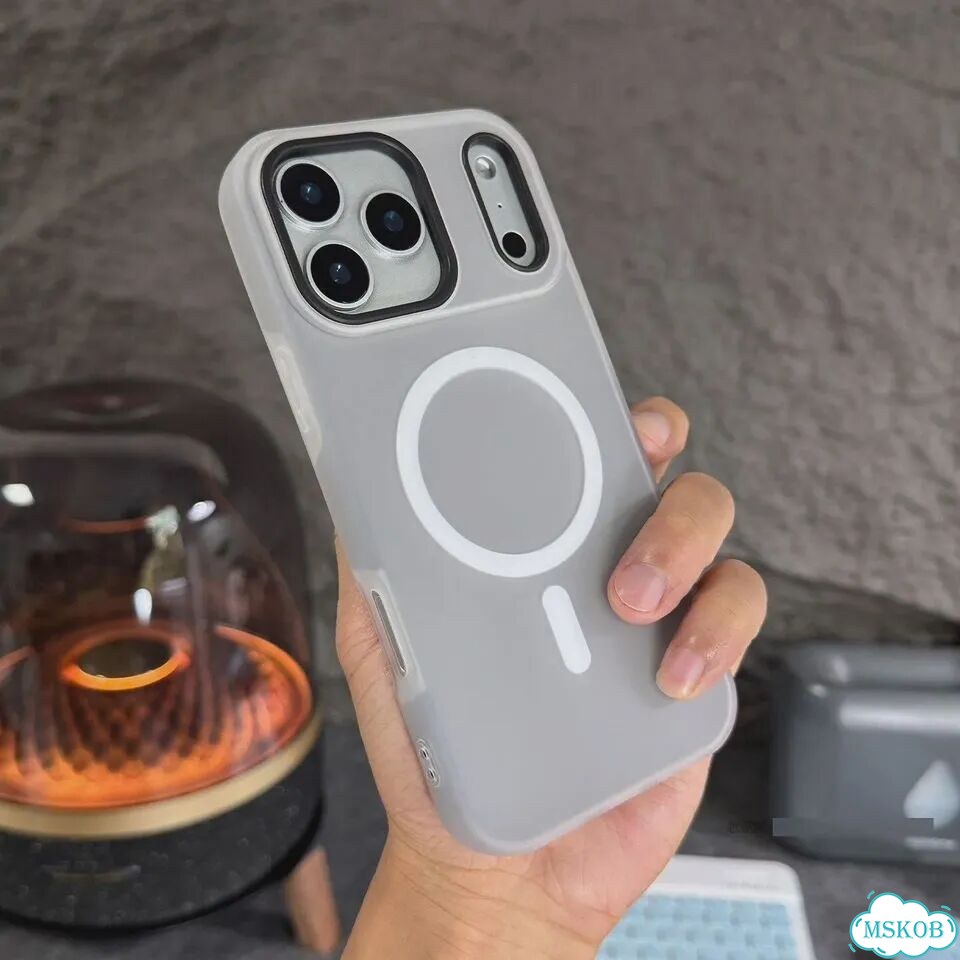 Роскошный матовый чехол для телефона 2-в-1 с беспроводной зарядкой и iPhone 12 Про, Белый, белый фото 3