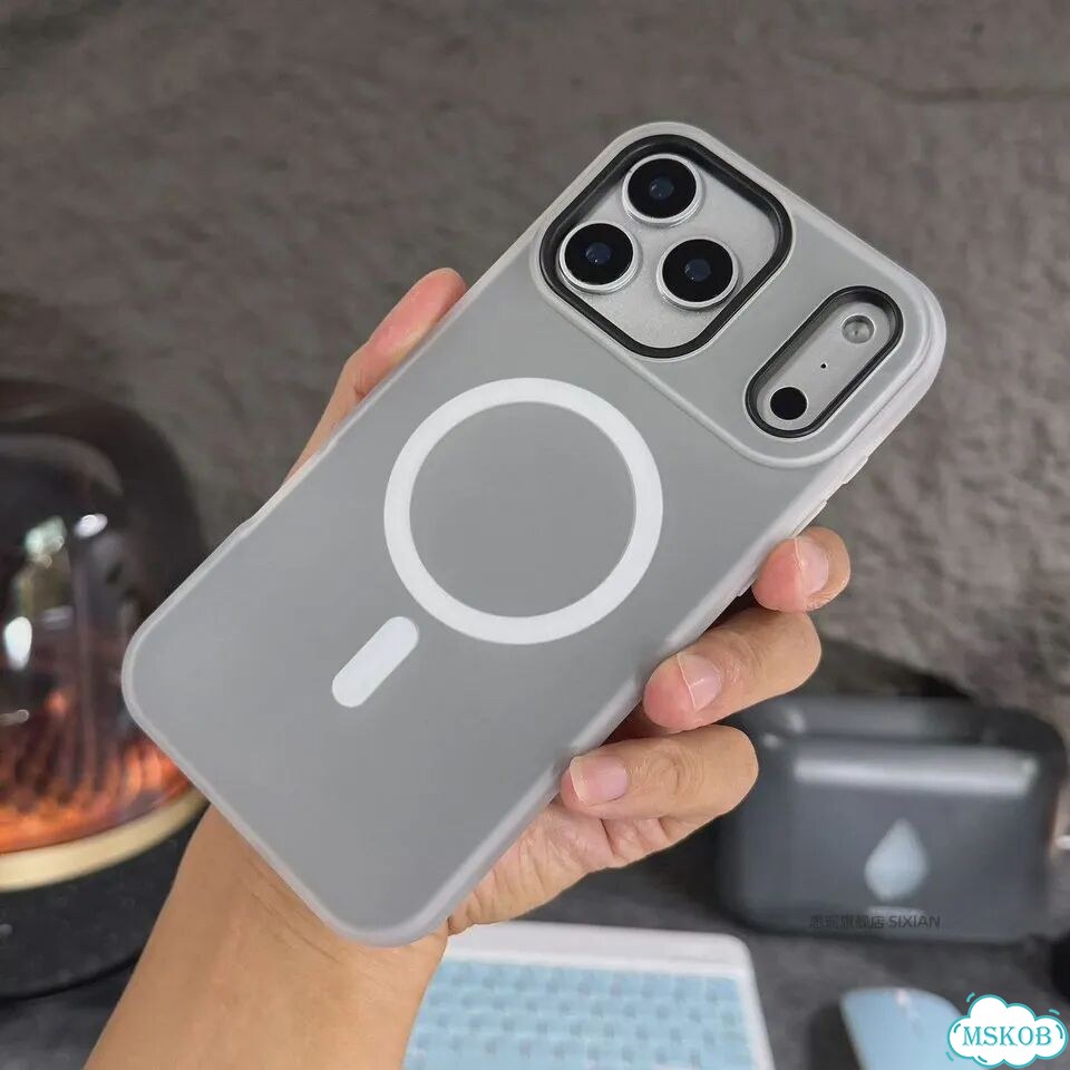 Роскошный матовый чехол для телефона 2-в-1 с беспроводной зарядкой и iPhone 12 Про, Белый, белый фото 5