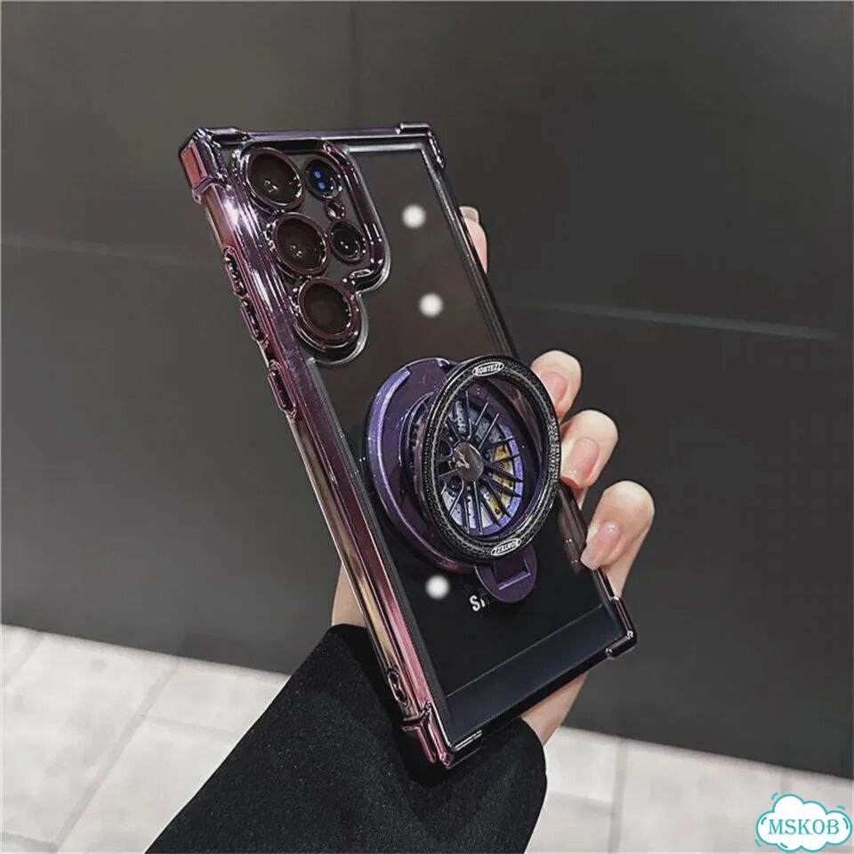 Чехол для Samsung Galaxy S25 Ultra, Dark Purple, с кольцом фото 1