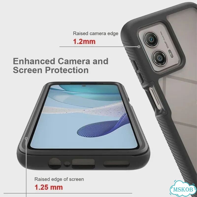 Защитная пленка PET Crystal Case для Motorola Moto G86 Power, G56, Черный, Black, Moto G86 Power 5G фото 6