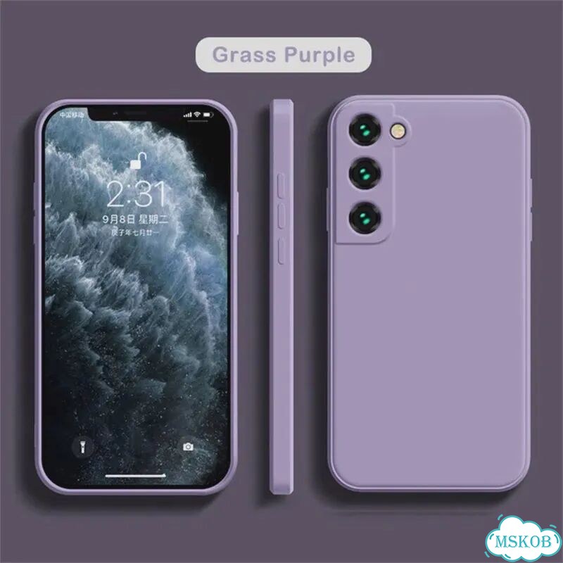 Силиконовый чехол для Samsung Galaxy A26 A36 A56 A35 A55 A16 A17 Фиолетовый, лавандовый, Galaxy A17 фото 1
