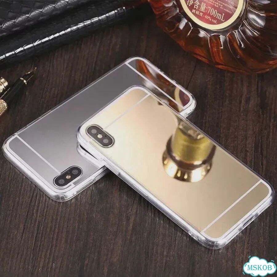 Зеркальный чехол для iPhone 13 Mini, Gold, желтый фото 3