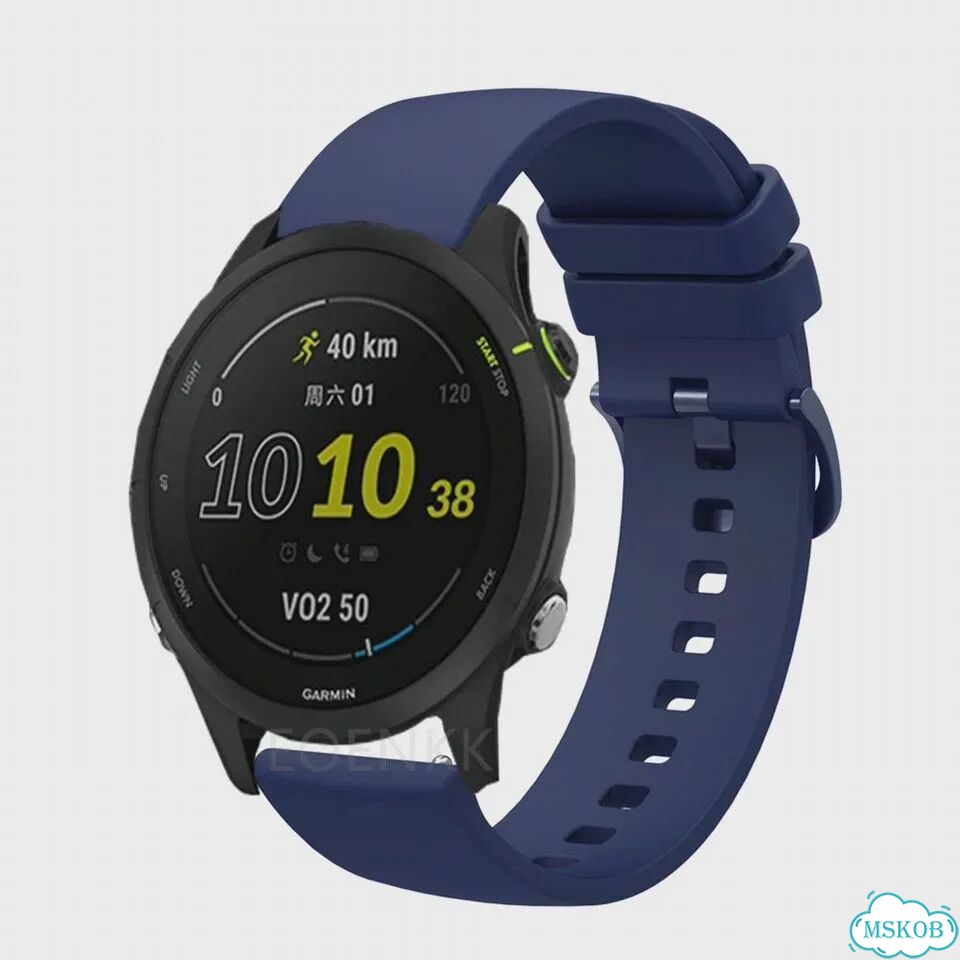 Силиконовый ремешок для Garmin Forerunner 255S, Light blue фото 7