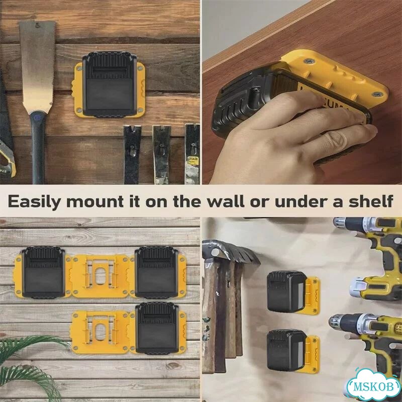 Держатель для батарей Dewalt 18-20 В, 5шт, без винтов фото 5