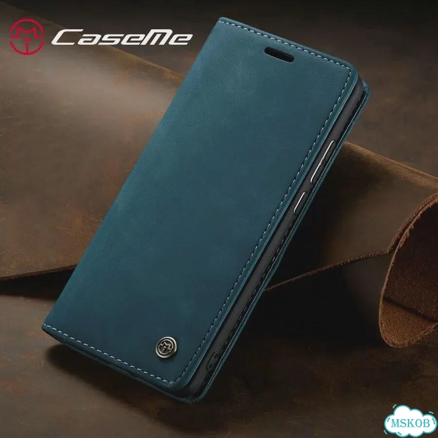 Кожаный чехол-книжка CaseMe Blue для Xiaomi Mi 9T фото 1