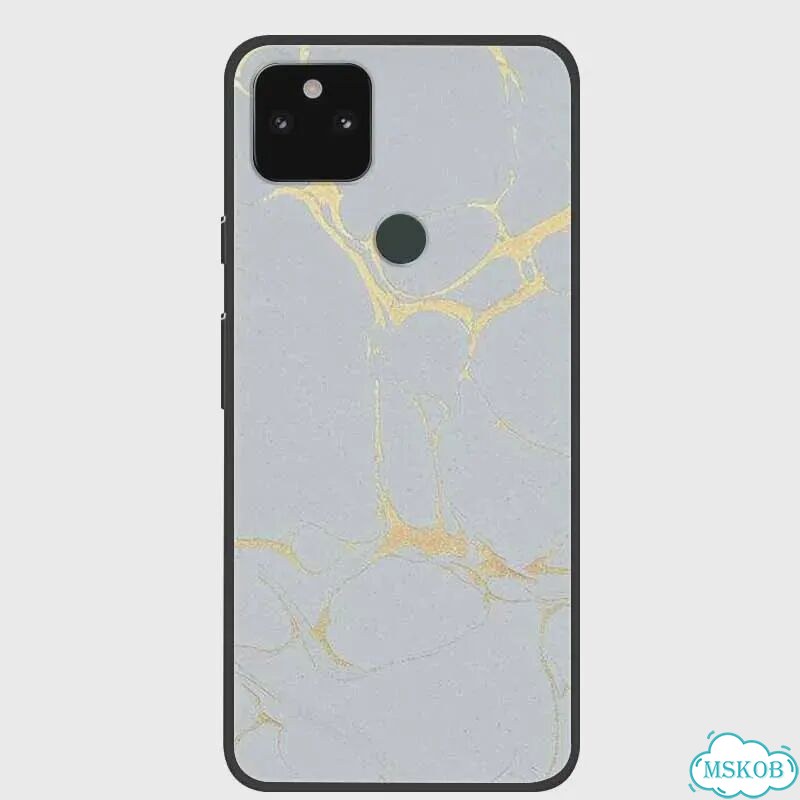Чехол для Google Pixel 5A 5G, мраморный, цвет A6 фото 4