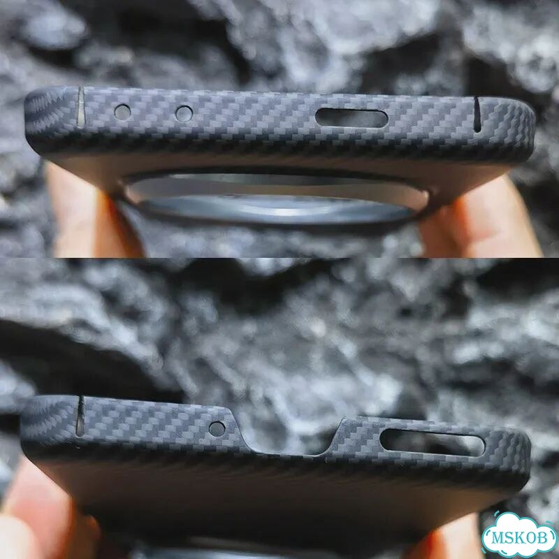 Арамидный чехол для Honor Magic7 Pro, Black 600D фото 6