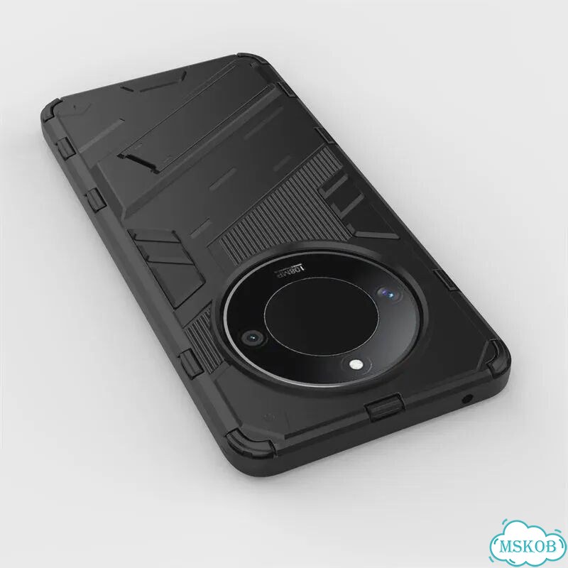 Чехол для Honor X9b черный, Armor, Shockproof фото 5