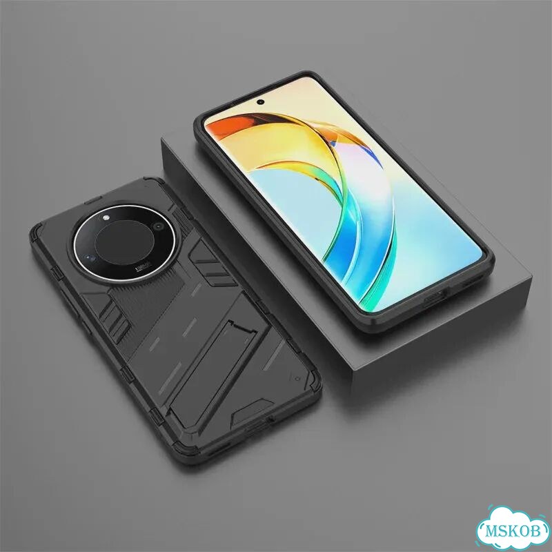Чехол для Honor X9b черный, Armor, Shockproof фото 6