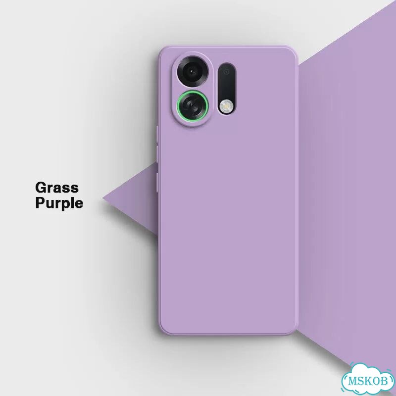 Чехол Oppo K13 Turbo Pro, Grass Purple, силикон фото 1