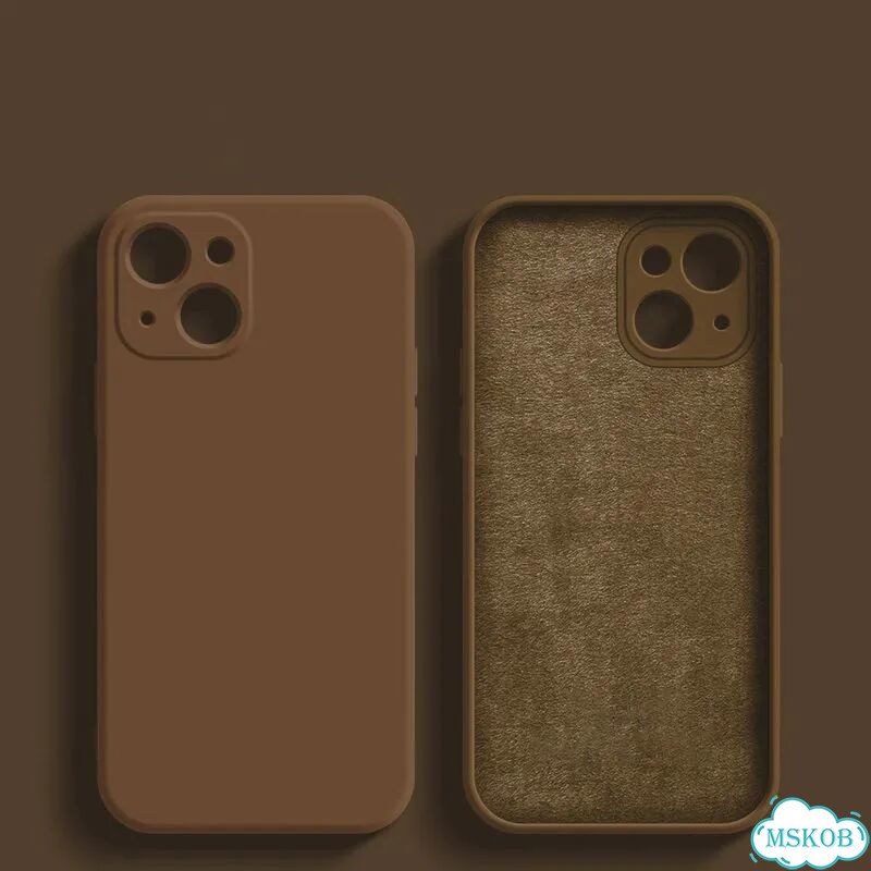 Новый фиолетовый жидкий силиконовый чехол для телефона для iPhone 11 12 13 14 Pro Max Mini X XS Max фото 1