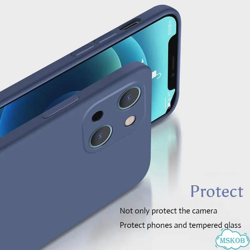 Новый фиолетовый жидкий силиконовый чехол для телефона для iPhone 11 12 13 14 Pro Max Mini X XS Max фото 4