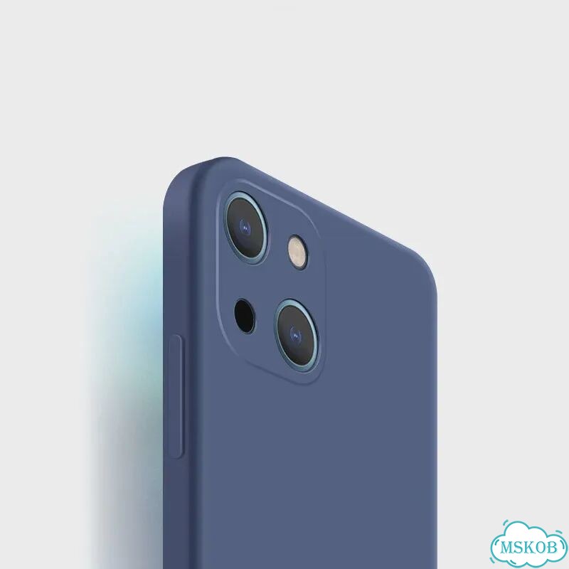 Новый фиолетовый жидкий силиконовый чехол для телефона для iPhone 11 12 13 14 Pro Max Mini X XS Max фото 5