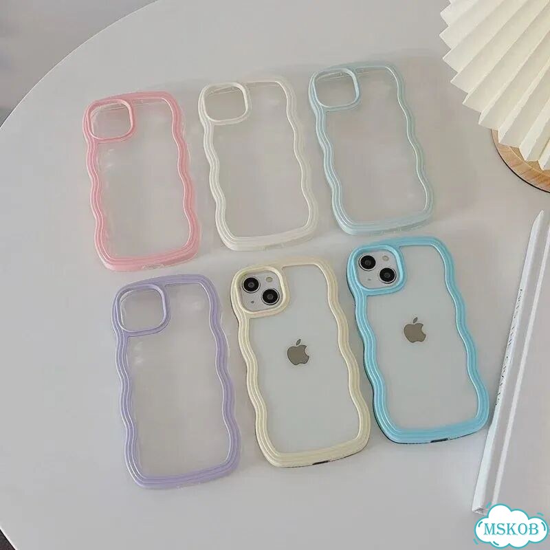 Черный чехол для iPhone с волнистым краем фото 5
