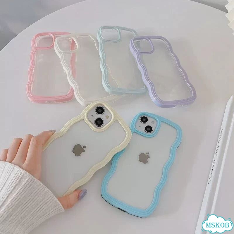 Черный чехол для iPhone с волнистым краем фото 7