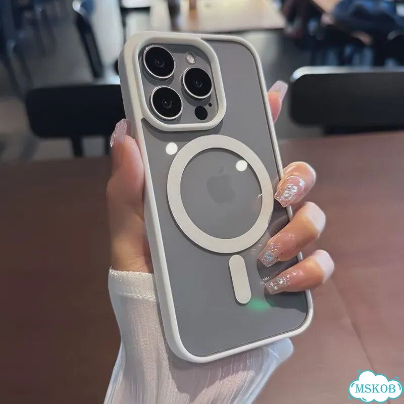 Магнитный чехол с беспроводной зарядкой для Magsafe для iPhone 16 15 14 Plus 13 12 Mini 11 Pro X XR фото 3