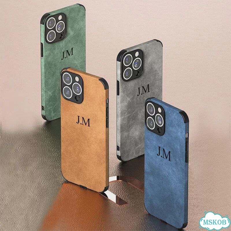 Персонализированный чехол для iPhone 17, 16, 15, 14, Синий, gold letter blue, for iPhone 17ProMax фото 6