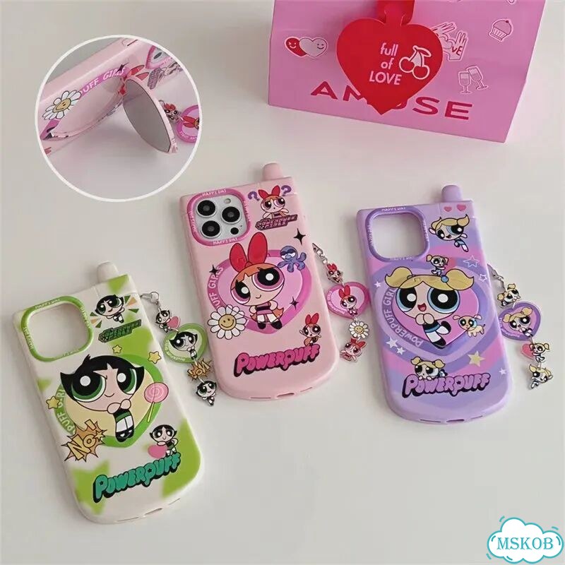 Защитный чехол для объектива с рисунком аниме The Powerpuff Girls для Apple iPhone 3, For iPhone 15 фото 3