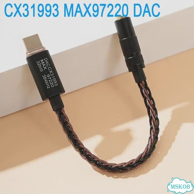 CX31993 MAX97220 DAC Type-C на 3.5 мм фото 1