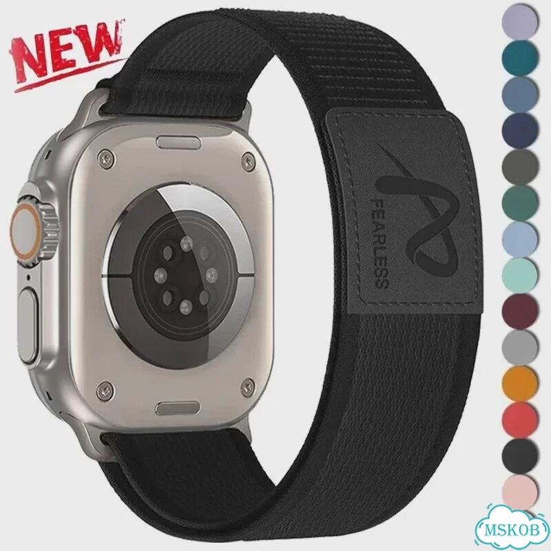 Оранжевый ремешок для Apple Watch Ultra 38mm 40mm 41mm фото 2