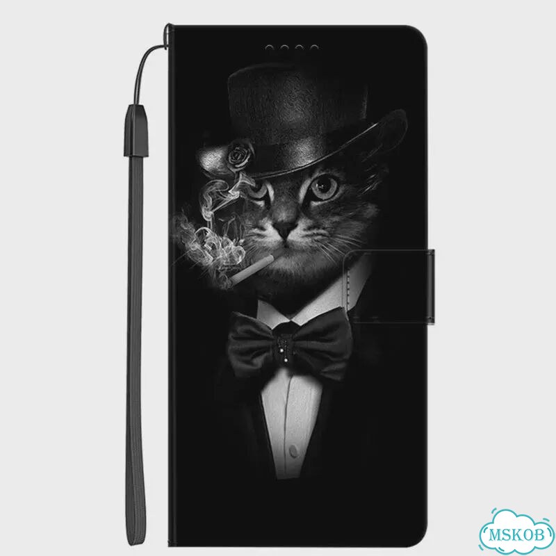 Кожаный флип-чехол для Infinix Note 30i 30 VIP, чехол для Черный, Picture 5, Infinix Note 30 4G фото 1