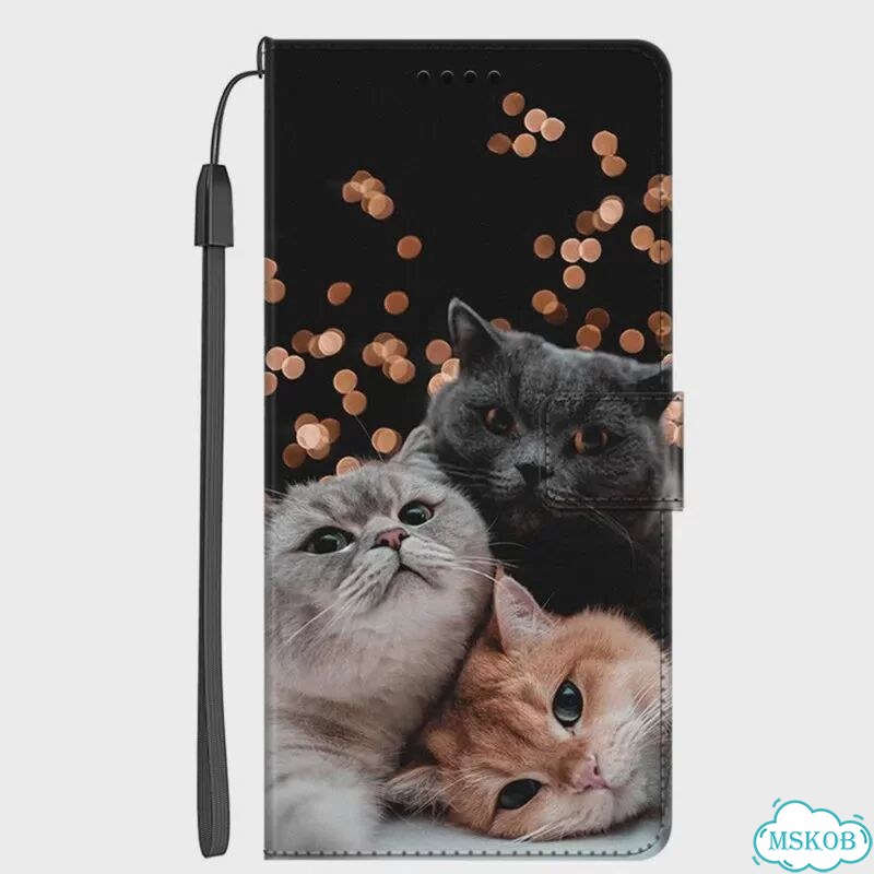 Кожаный флип-чехол для Infinix Note 30i 30 VIP, чехол для Черный, Picture 5, Infinix Note 30 4G фото 5