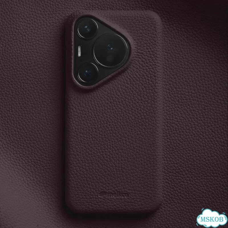 Чехол Melkco из кожи Deep Purple для Huawei Pura 80 Pro фото 1