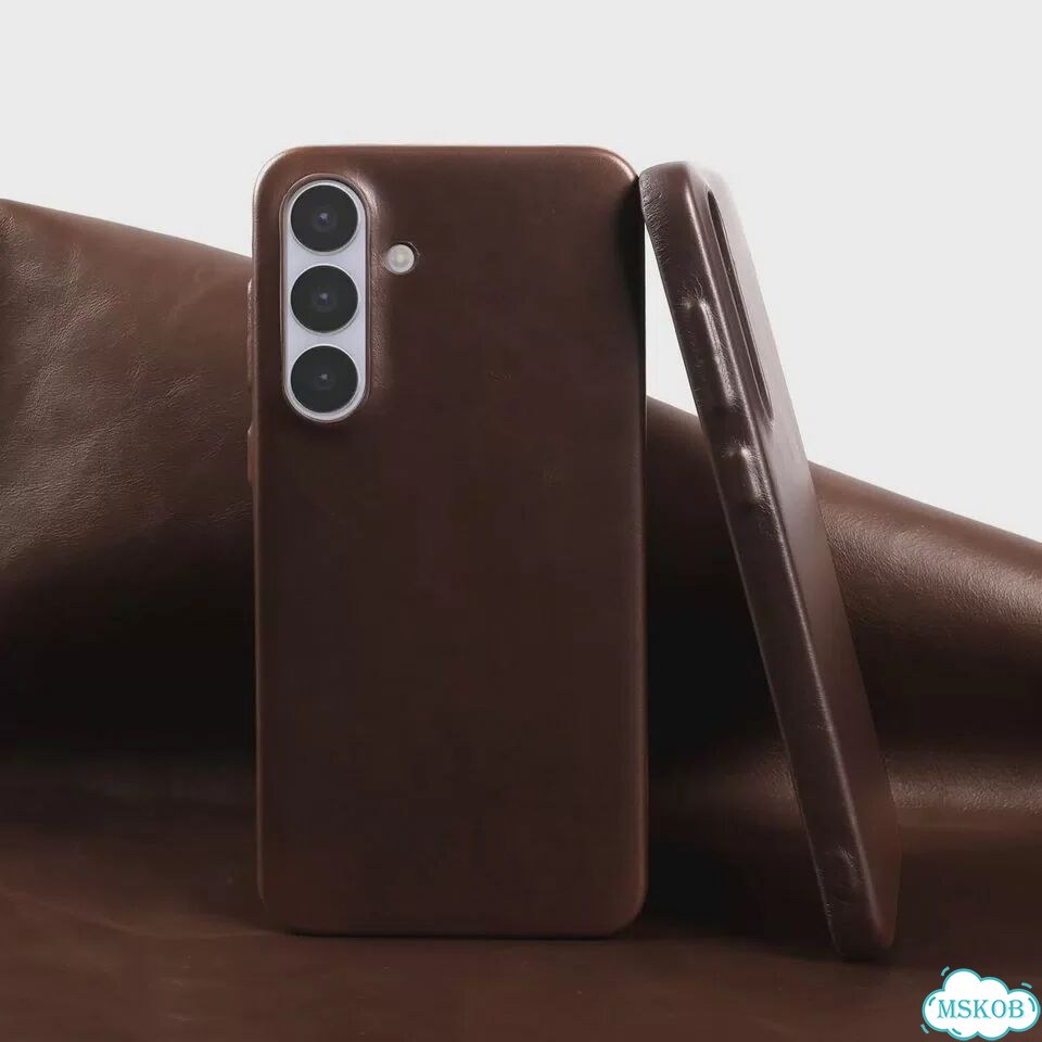 Ретро-чехол для Samsung Galaxy S26 Ultra, S25, S24, Галактика S25 FE, Коричневый, Light Brown 5219 фото 1